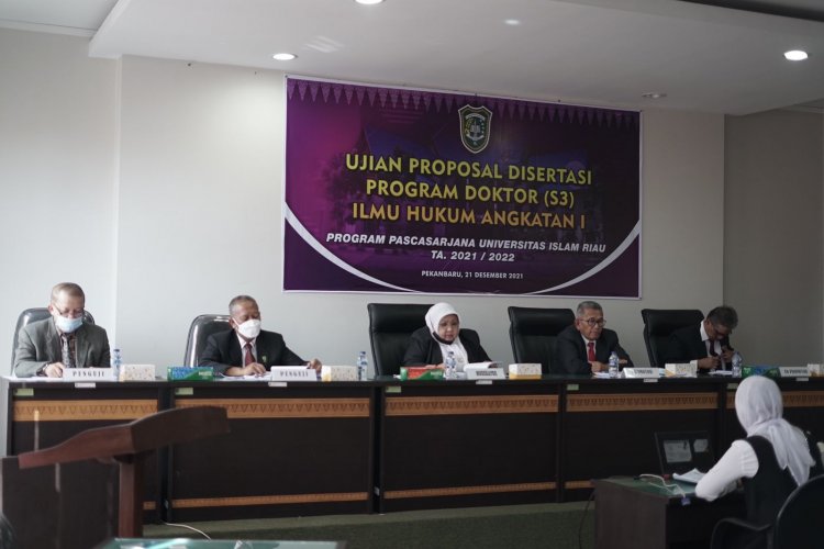 UIR Bersiap Lahirkan Tiga Doktor Ilmu Hukum Angkatan
