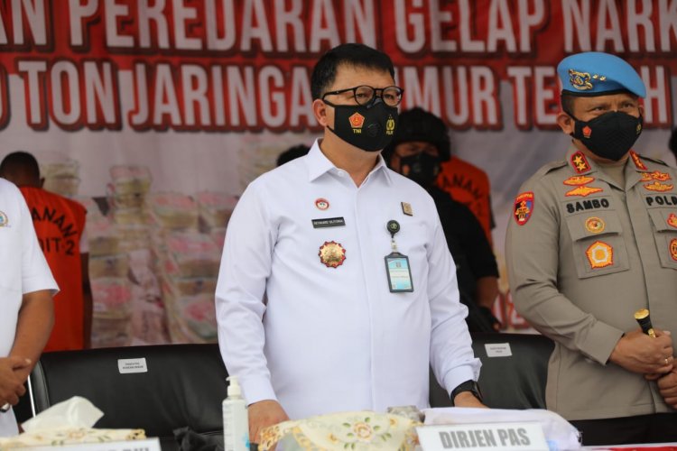 Sepanjang Tahun 2021, Kemenkumham Gagalkan 148 Penyelundupan Narkoba ke Lapas/Rutan