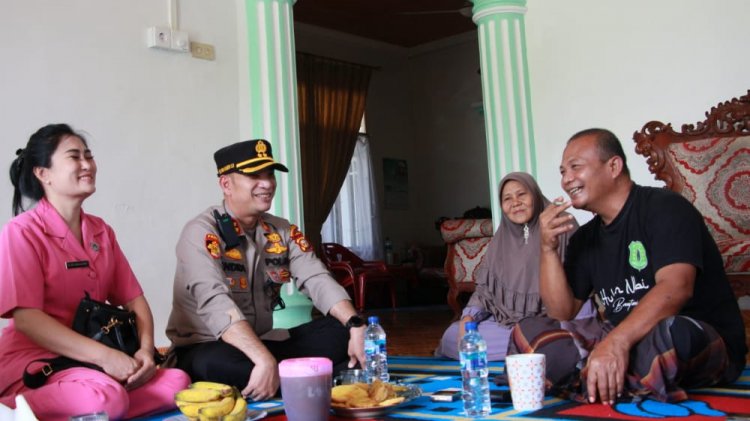 Kapolres Bengkalis Sambangi Tokoh Masyarakat