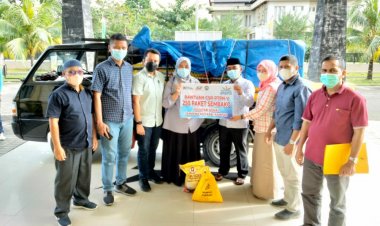Perkuat Ketahanan Pangan Masyarakat, PTPN V Salurkan 1,7 Ton Sembako Saat HUT ke-72 Kampar