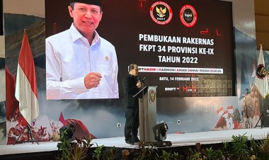 Kepala BNPT Lantik Anggota FKPT se-Indonesia di Rakernas IX
