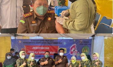 Adhyaksa Peduli, Kejari Rohul Gelar Vaksinisasi Massal