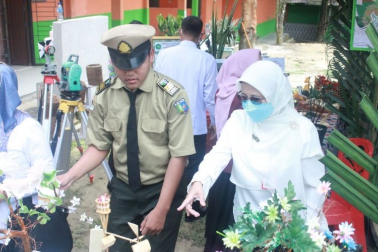 Dispersip Riau Hadirkan Roadshow Jelita Riau di SMKN 1 Tualang