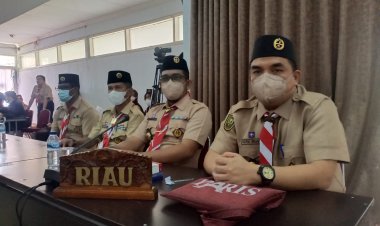 Kwarda Riau Ikuti Rakernas Gerakan Pramuka 2022