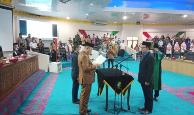 Edi Efrizon Resmi Jadi Anggota DPRD Kampar PAW Sisa Masa Jabatan 2019-2024