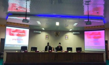 DPRD Kampar Umumkan Pemberhentian Masa Jabatan Bupati