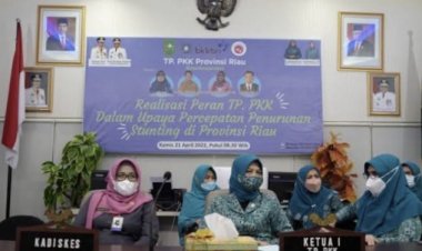 TP PKK-BKKBN Riau Optimalkan Peran Percepat Penurunan Prevalensi Stunting
