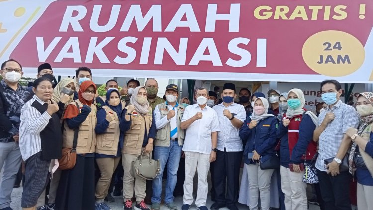 Rumah Vaksin 24 Jam Kedua Diresmikan, Pemprov Riau Gesa Penuntasan Vaksinisasi