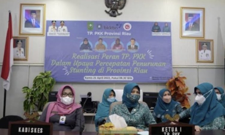 TP PKK-BKKBN Riau Optimalkan Peran Percepat Penurunan Prevalensi Stunting