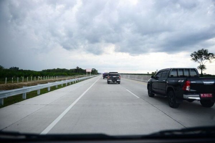 Dibuka Sementara, Tol Pekanbaru-Bangkinang Hanya Boleh dilalui Kendaraan Golongan Satu