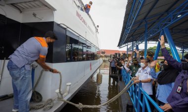Setelah Dua Tahun Tutup, Kapal Penumpang Dumai-Melaka Kembali Berlayar