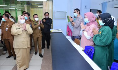 Pasca Cuti Bersama Idul Fitri, Bupati Bengkalis Kasmarni Tinjau Pelayanan Publik