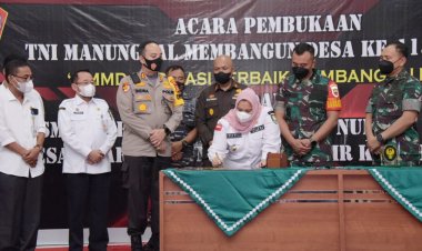 Kasmarni Buka TMMD ke-113 Kodim 0303 Bengkalis