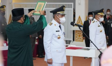 Dilantik jadi Pj Bupati Kampar, Kamsol: Kebut Realisasikan Program Perioritas