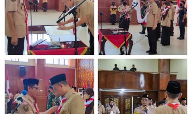 Ketua Kwarda Riau lantik Walikota Dumai sebagai Ketua Mabicab Gerakan Pramuka 