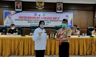 Hadiri Muscab X Gerakan Pramuka Inhu, Ketua Kwarda Riau Ingatkan Susun Rencana Kerja Sesuai Kondisi Terkini