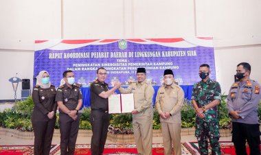 Rakor Pejabat Pemerintah Daerah, Bupati Siak Minta Perioritaskan Pemulihan Ekonomi