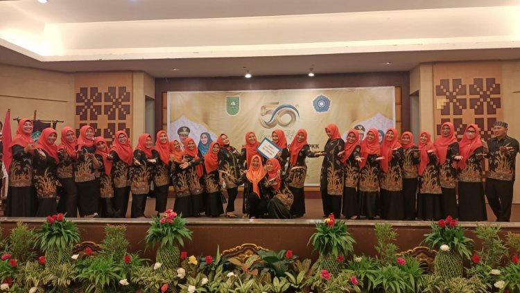 PKK Rohul Juara 1 Lomba UP2K Jambore PKK ke-50 Tingkat Riau