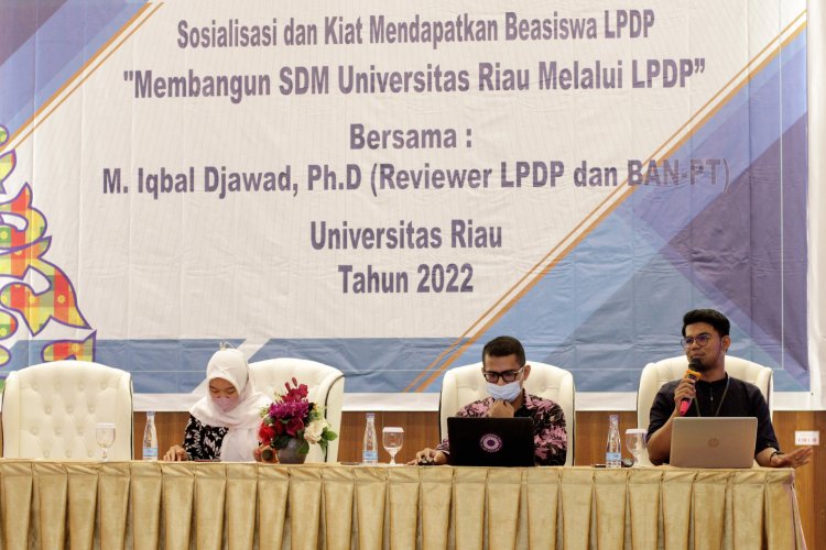 UNRI Gelar Sosialisasi dan Kiat Dapatkan Beasiswa LPDP
