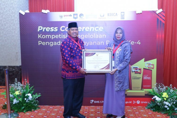 DPMPTSP Siak Dapat Penghargaan Pengelolaan Pengaduan Pelayanan Publik Terbaik se-Indonesia