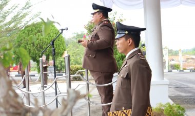 Apel Peringatan HBA ke-62, Kajari Rohul: Momentum Evaluasi Kinerja, Wujudkan Lembaga Profesional