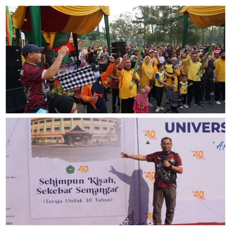 JJS Milad Unilak ke-40, Rektor Ajak Civitas Akademika Bersatu Wujudkan Unilak Unggul