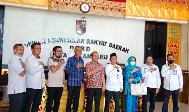 Berkunjung ke DPRD Kota Pekanbaru, KPU Pekanbaru Bahasa Tahapan dan Anggaran Pilkada 2024