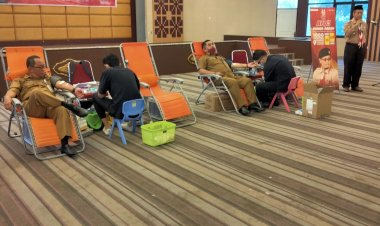 Donor Darah Hari Pramuka ke-61, Masrul Kasmi: Setetes Darahmu Bermakna untuk Kehidupan