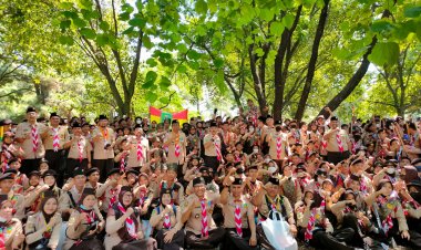 Lusa Upacara Peringatan Hari Pramuka ke-61, Gubri Serahkan 1000 Kantong Darah