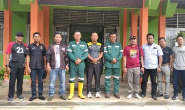 PWI Rohul dan PT SPR Langgak Matangkan Persiapan Edukasi Perminyakan dan Jurnalistik