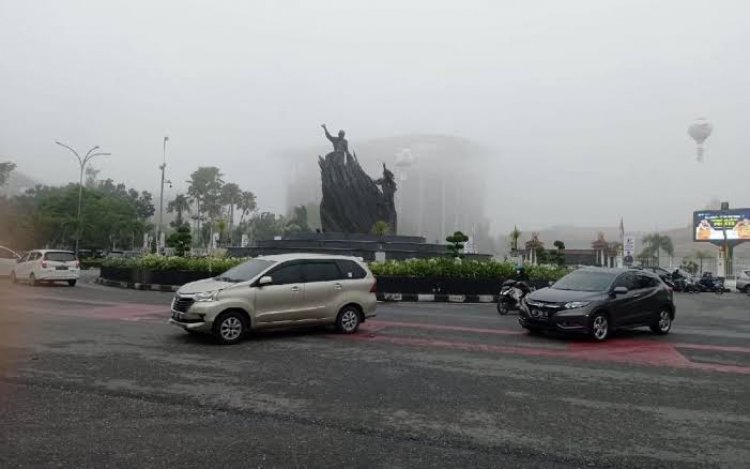 Jarak Pandang Kota Pekanbaru Terbatas, Ternyata Ini Penyebabnya