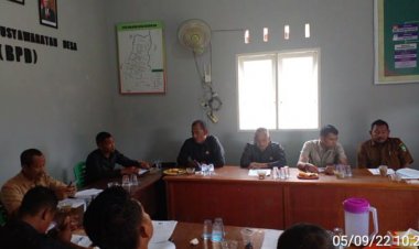 BPD Berancah Sahkan Perdes Tentang Pelestarian Lingkungan Hidup