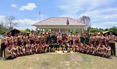 Tutup Jambore Ranting, Ketua Kwarran Binawidya Minta Peserta Aktif di Gudep