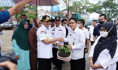 Cegah Inflasi, Gubri Launching Gerakan Tanam Cabe di Inhil