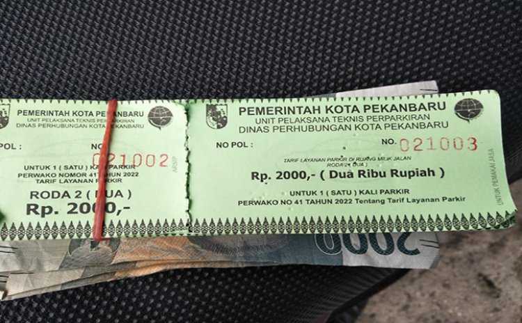 Tarif Parkir Kota Pekanbaru Resmi Naik Hari Ini, Kadishub Minta Cuekin Jukir yang Tidak Memiliki Karcis