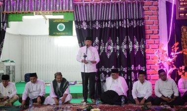 Wabup Rohul Hadiri Maulid Nabi Muhammad SAW di Desa Tapung Jaya