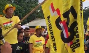 Siak Menguning, Ribuan Warga Meriahkan HUT ke-58 Golkar