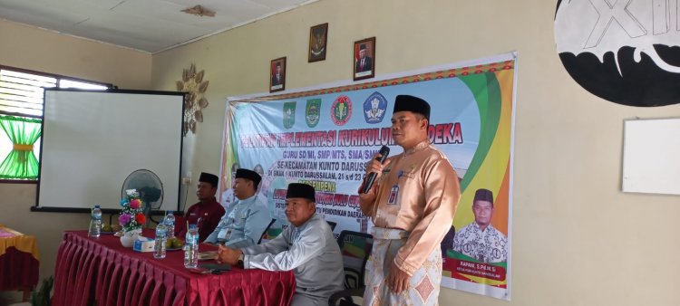 Buka Pelatihan Kurikulum Merdeka, Wabup Launching Aplikasi Rokan Hulu Cerdas