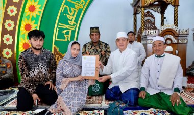 Kapolda dan Ketua PWNU Riau Saksi Pengucapan Dua Kalimat Syahadat Crisien Jolla Ructhaloka