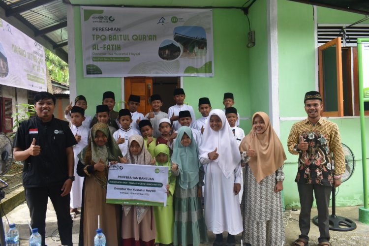 IZI Riau Resmikan TPQ Baitul Qur'an Al-Fatih, Tumbuhkan semangat Cinta Al-Qur'an