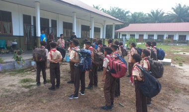 Pangkalan SMPN 9 Kandis Berangkatkan 2 Regu ke Perkemahan Peta Bekasi 