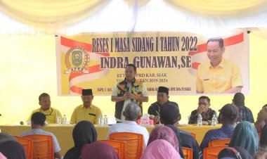 Monitoring Reses, Ketua DPRD Siak Senang Bertatap Muka dengan Masyarakat