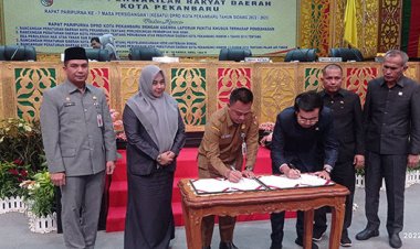 DPRD Kota Pekanbaru Sahkan Perda PPA dan Perda BPHTB
