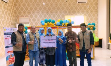 Tingkatkan Perekonomian Rakyat, YBM PLN UPDK Pekanbaru Gandeng IZI Riau Gelar Launching Easy Chicken