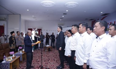 Pengurus KONI Kabupaten Rokan Hulu Periode 2022-2026 Dilantik