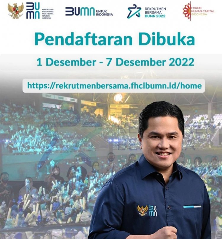 Buruan Daftar! Rekrutmen Bersama BUMN Batch 2 Dibuka 1-7 Desember