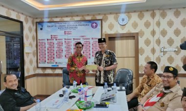 Bentuk Saka Adhyasta Pemilu, Bawaslu Kota Pekanbaru Koordinasi dengan Kwarcab