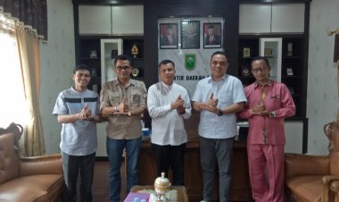 Kwarcab Kampar Laporkan Persiapan  Pengukuhan Pengurus ke Kwarda Riau