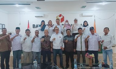 Silaturahmi ke Bawaslu, DPW Partai Perindo Riau Siap Hadapi Pemilu 2024
