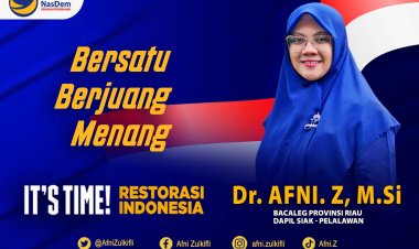 Gabung Nasdem, Dr Afni Mantap Nyaleg ke Provinsi Riau 